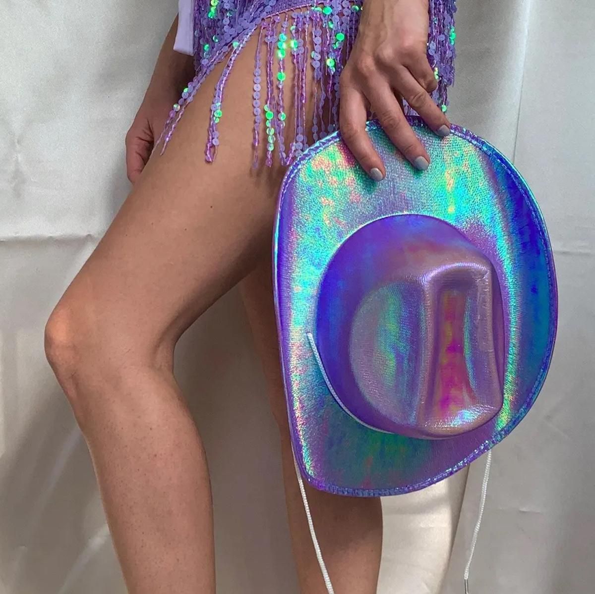 cowgirl hat holographic accessories