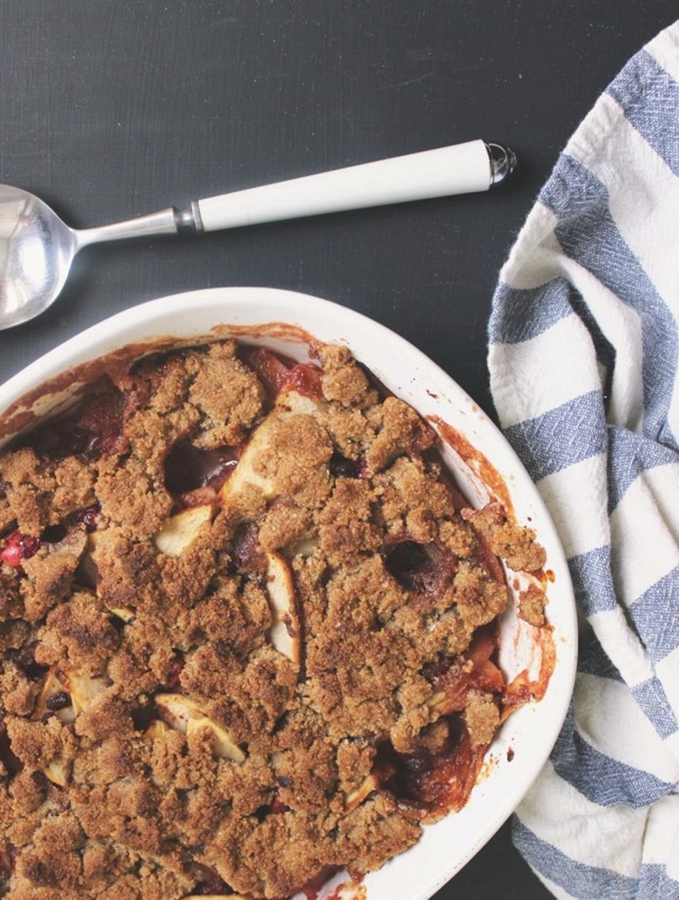 Cranberry Apple Maple Crisp