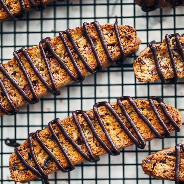 Cranberry Dark Chocolate Biscotti