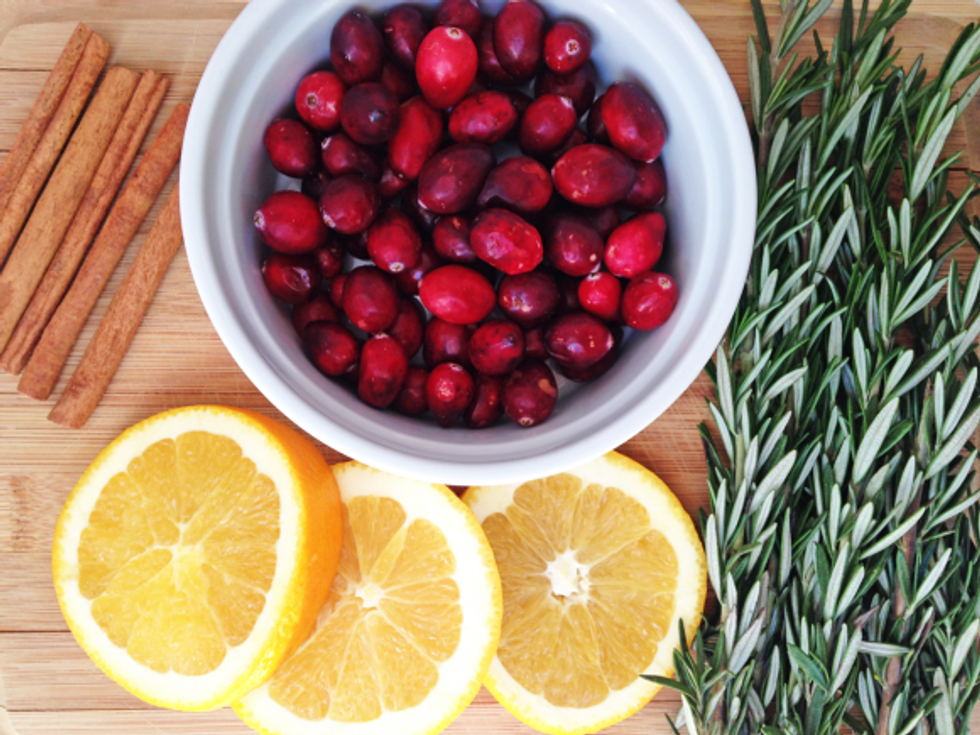 Cranberry Orange Spice Stovetop Potpourri