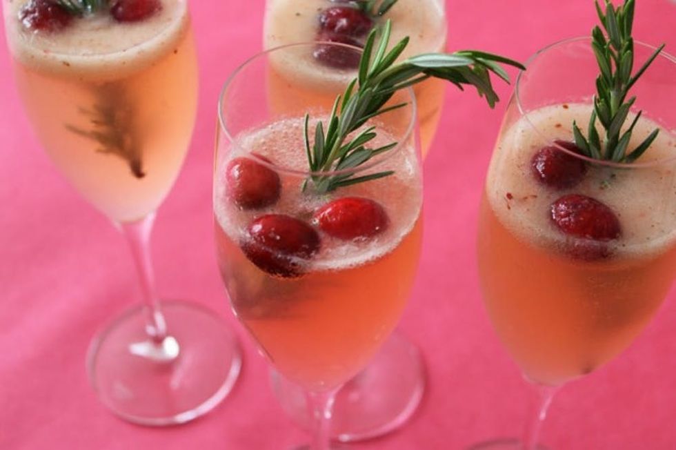 Cranberry Pear Ginger Fizz