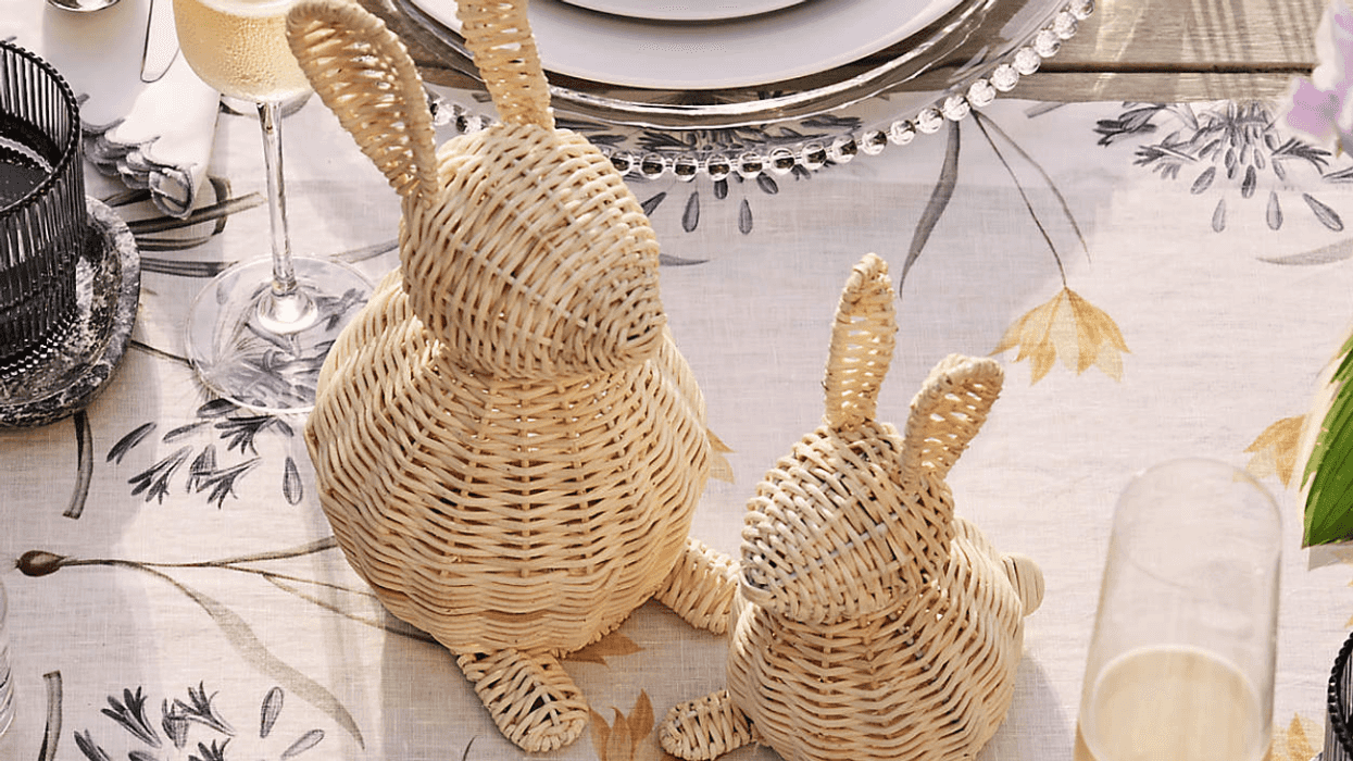 Crate & Barrel Easter decor and dining furniture on sale