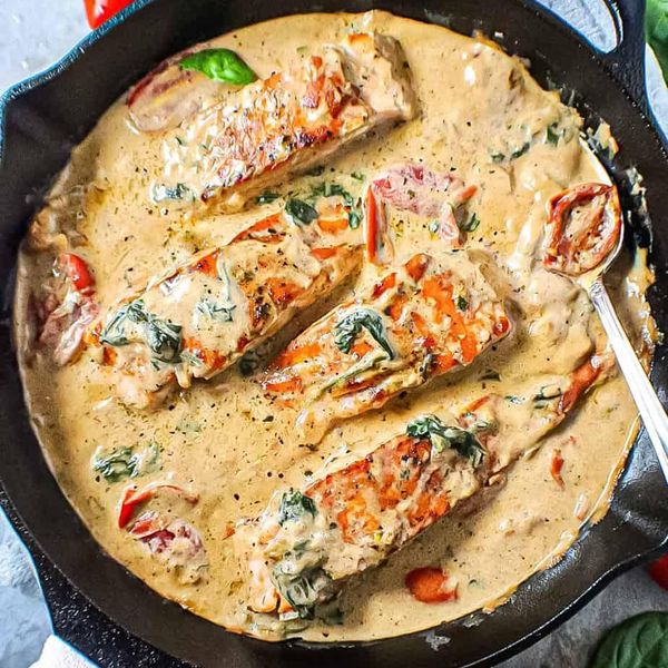 Creamy Garlic Tuscan Salmon