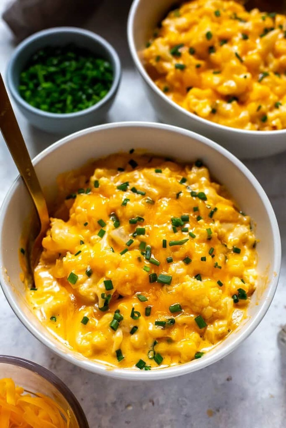Creamy Low Carb Cauliflower Mac and Cheese
