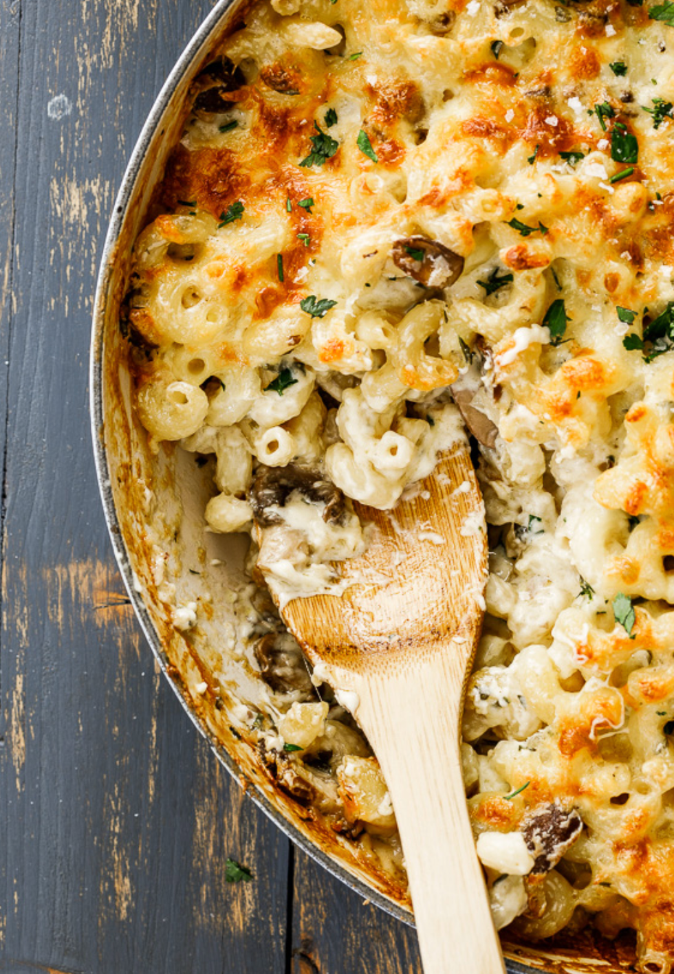 Creamy Mushroom Pasta Bake