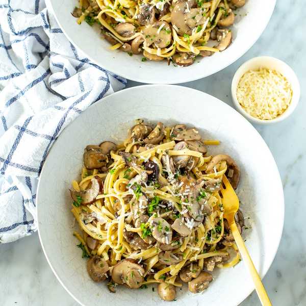 creamy mushroom pasta