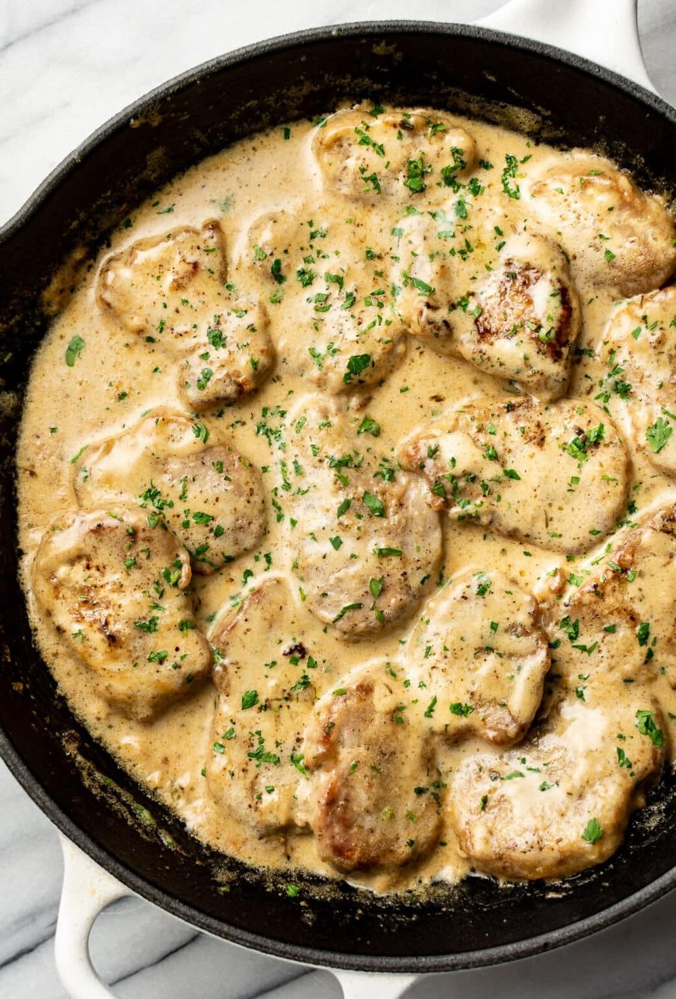 Creamy Pork Tenderloin Medallions