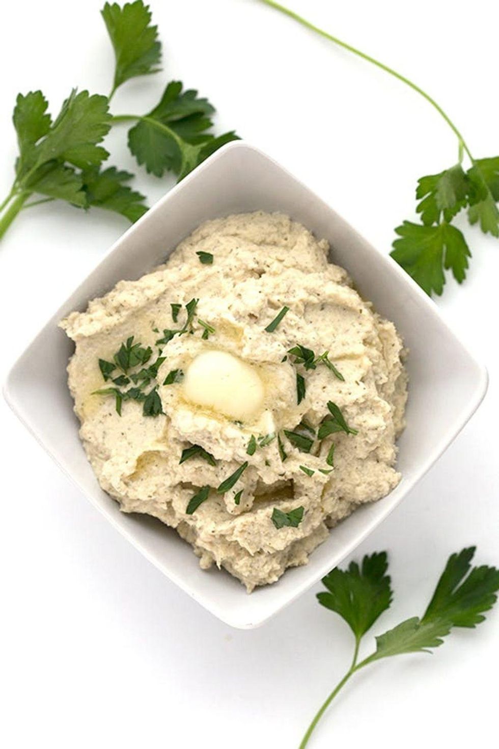 Creamy Ranch Mashed Cauliflower
