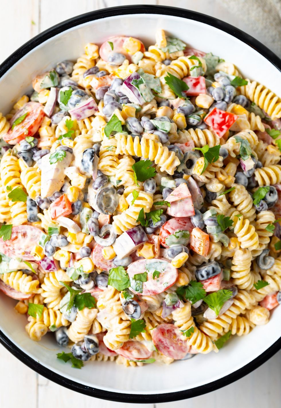 Creamy Southwest Ranch Pasta Salad