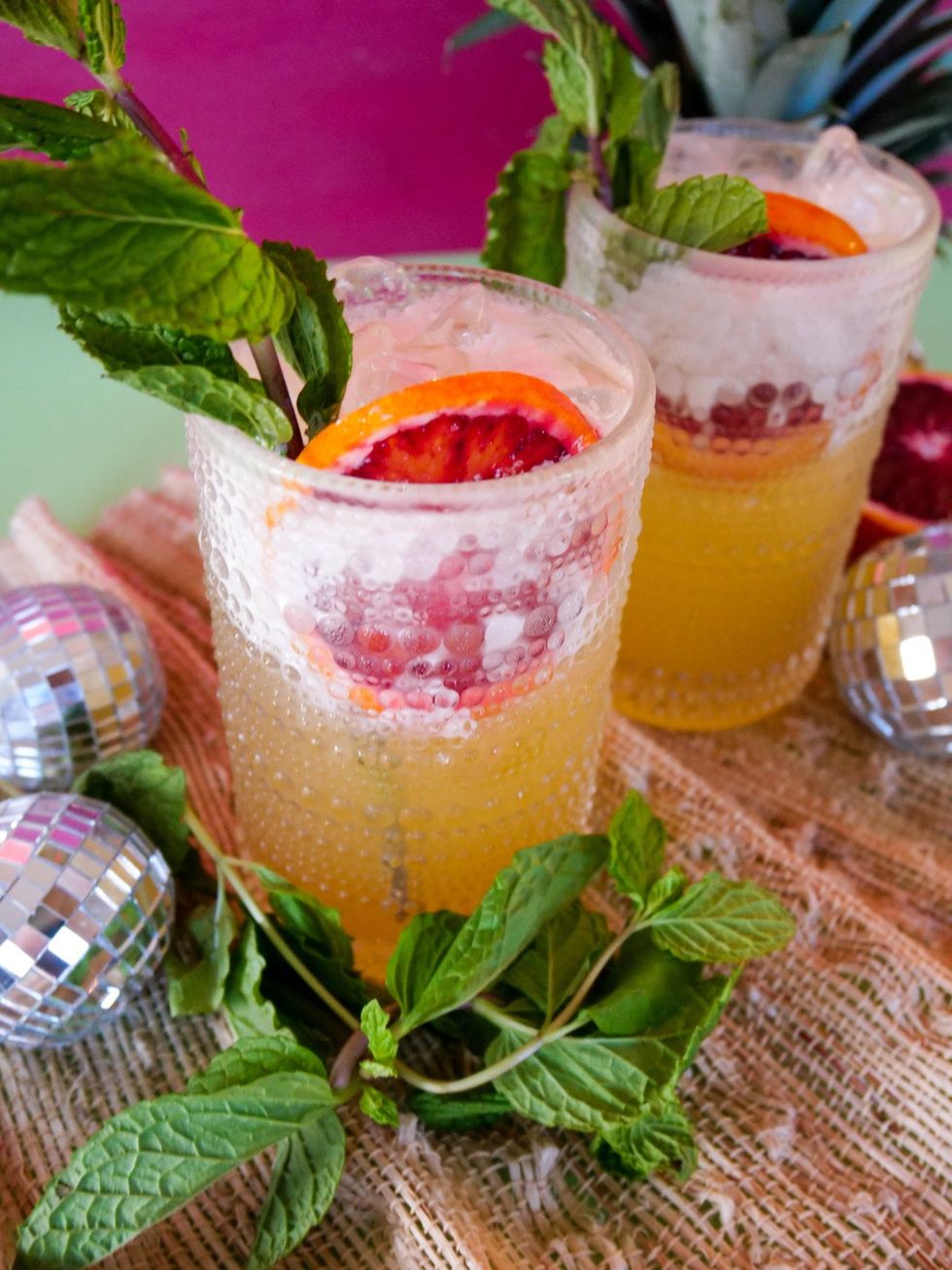 Creamy Tropical Mojito Mocktail