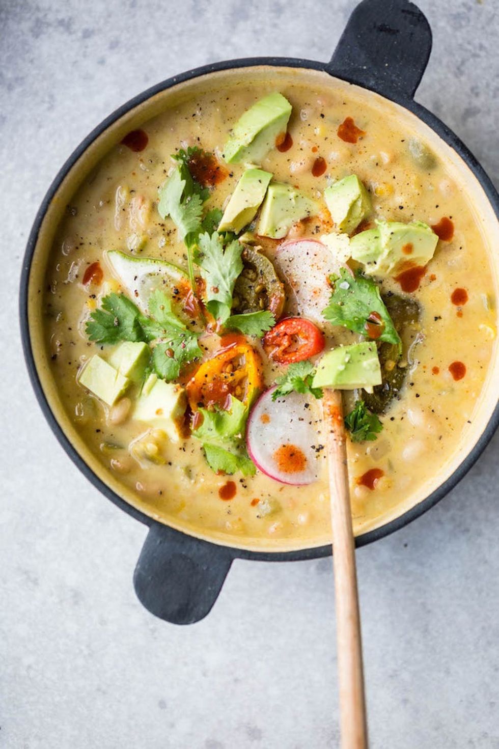 Creamy Vegetarian White Chili