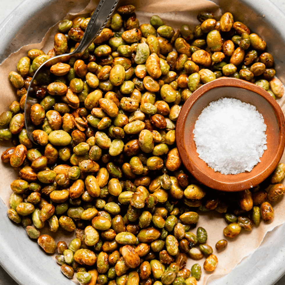 Crispy & Chewy Air Fryer Edamame