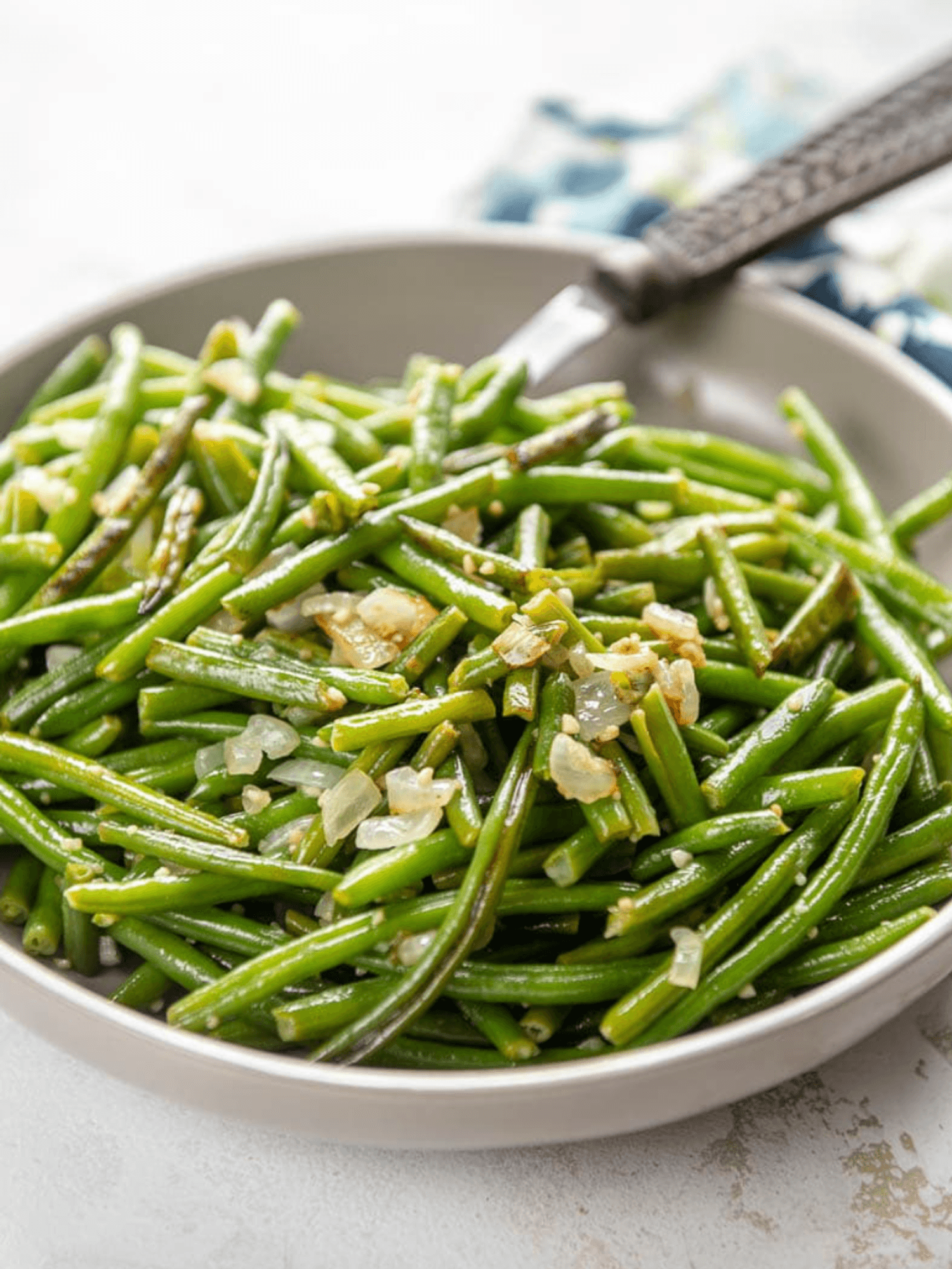 Crispy Garlic Onion Green Beans