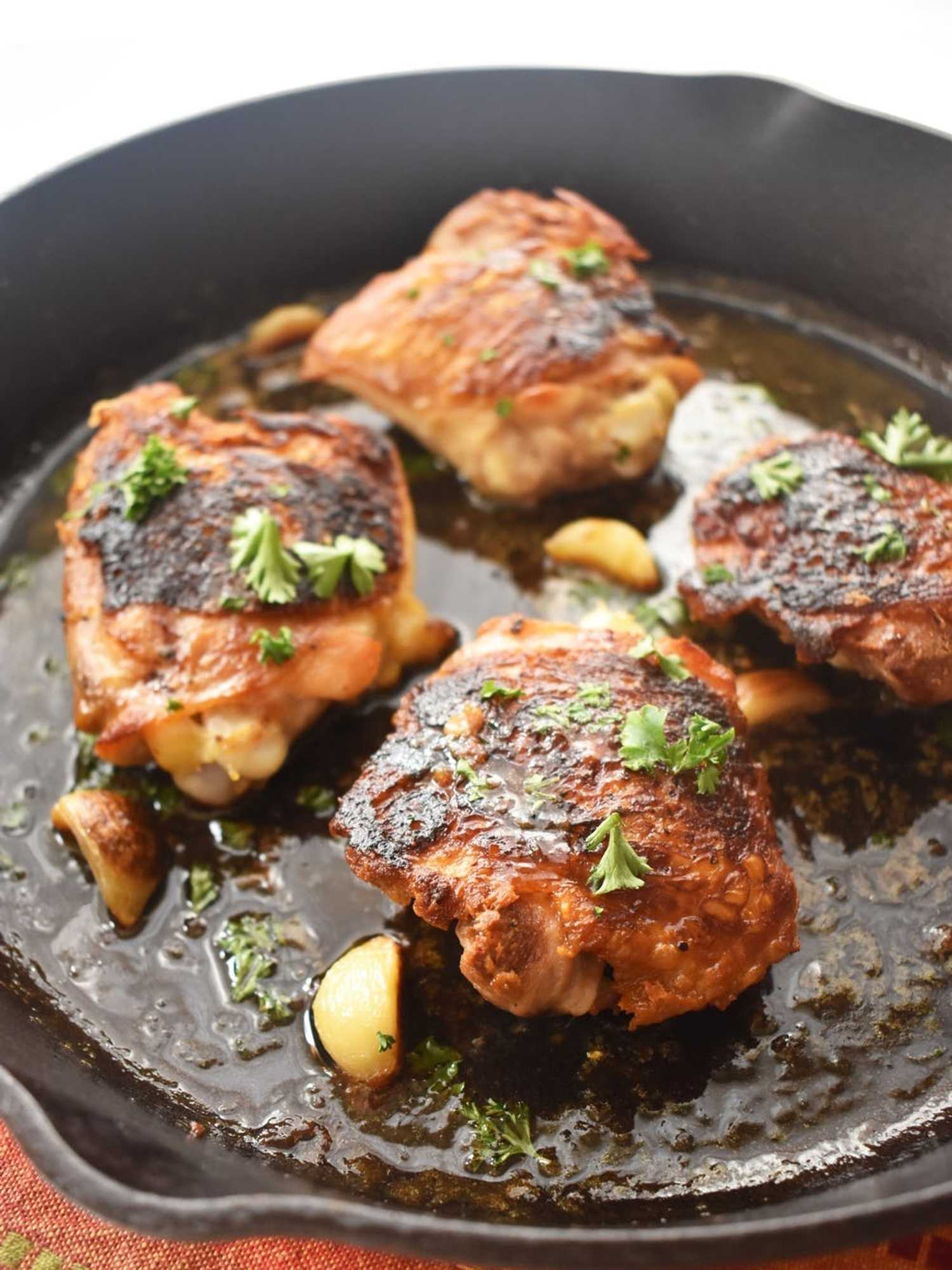 Crispy Honey Glazed Chicken Thighs Valentine\u2019s Day Dinner Ideas