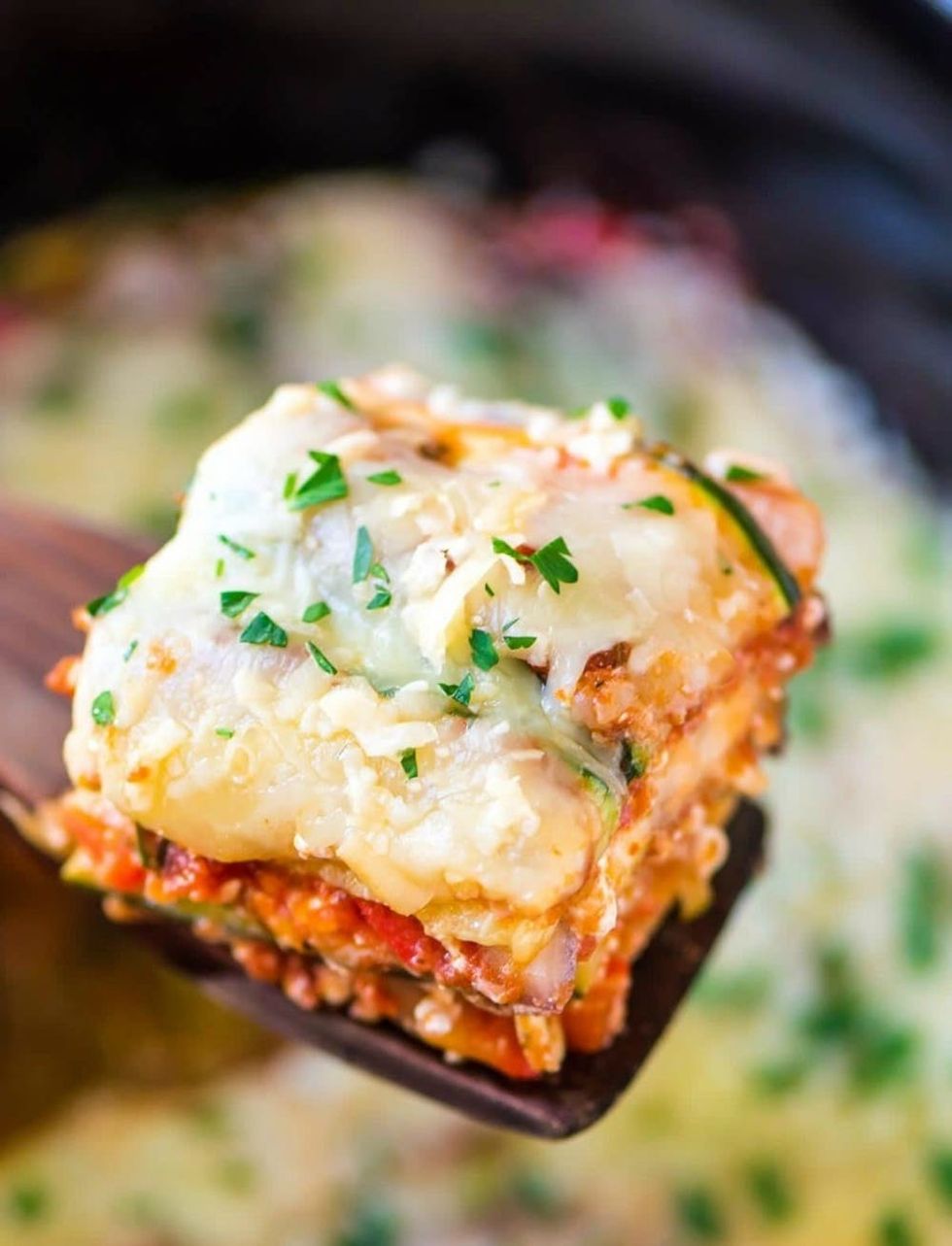 Crock-Pot Low-Carb Lasagna Healthy Crockpot Recipes