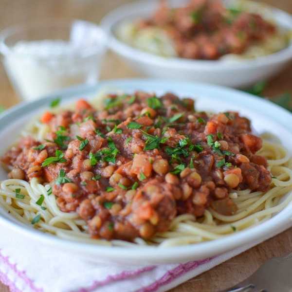 Crock Pot Recipes - Lentil Bolognese