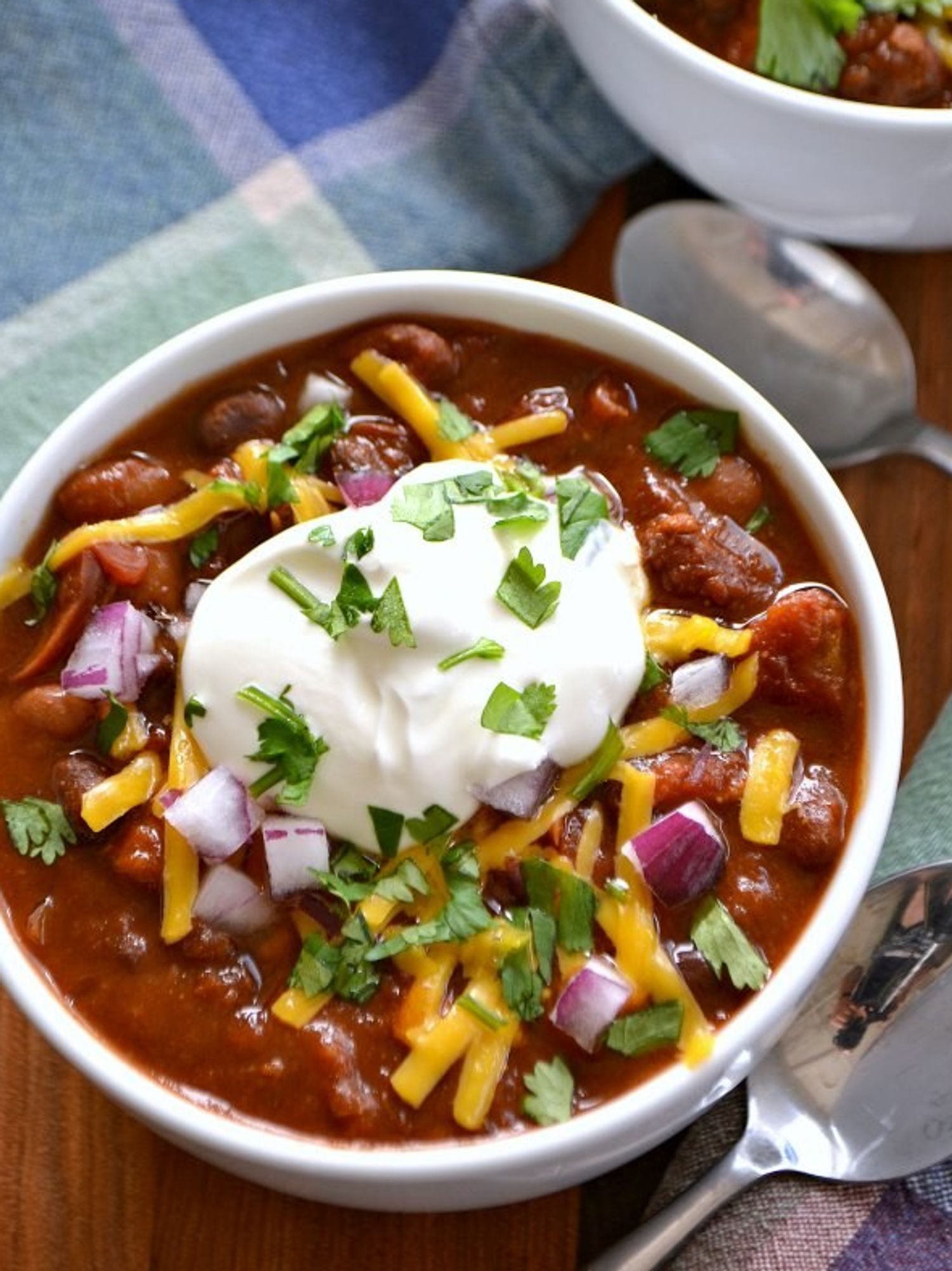 Crock Pot Spicy 3-Bean Chili
