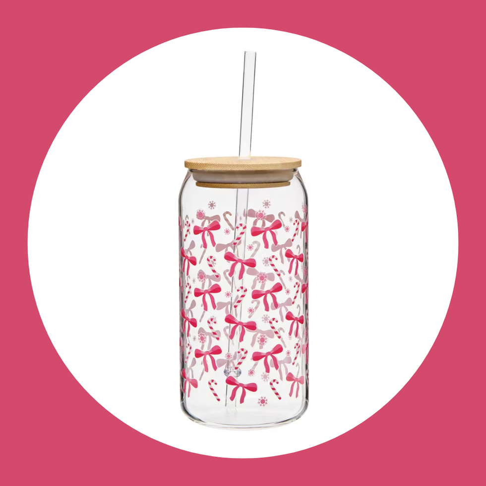 Crofton Holiday Glass Cup + Lid