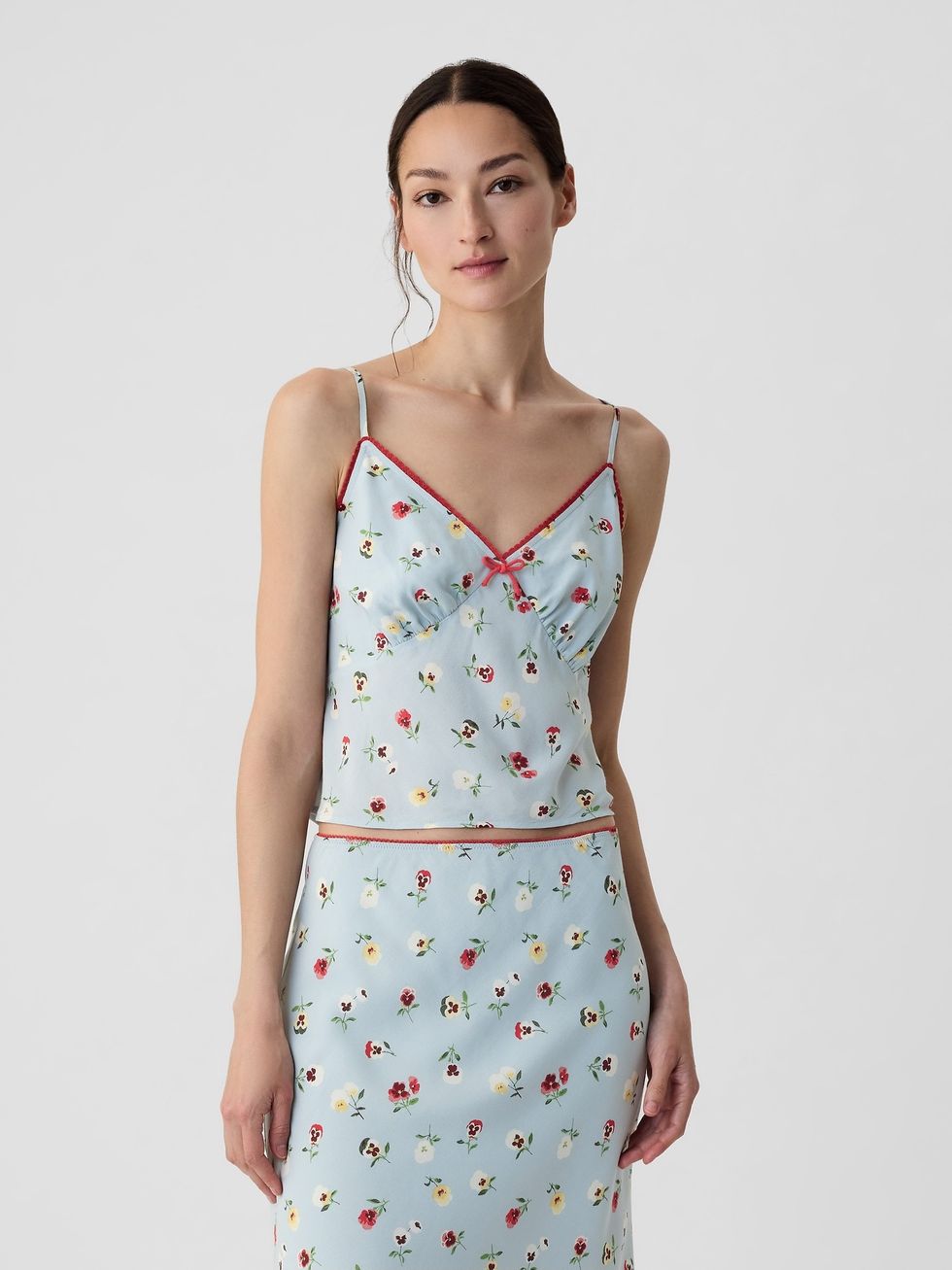 Cropped Floral Cami