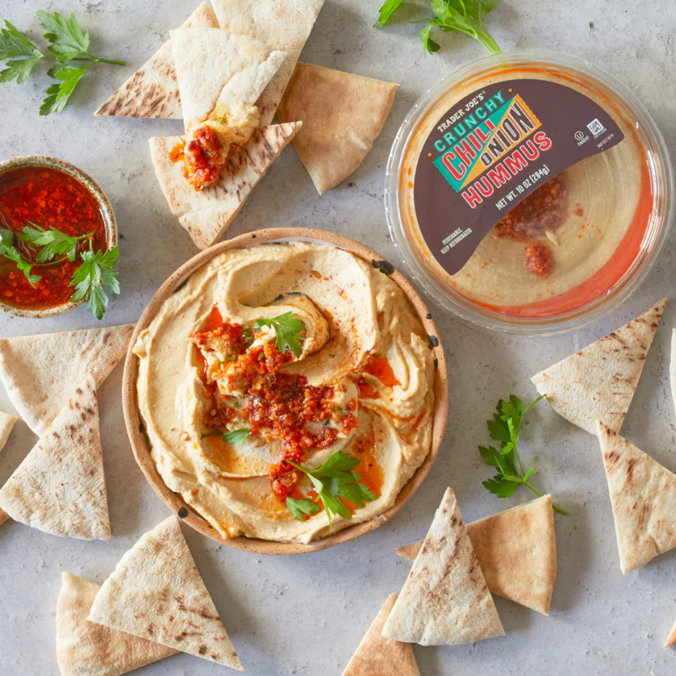 Crunchy Chili Onion Hummus