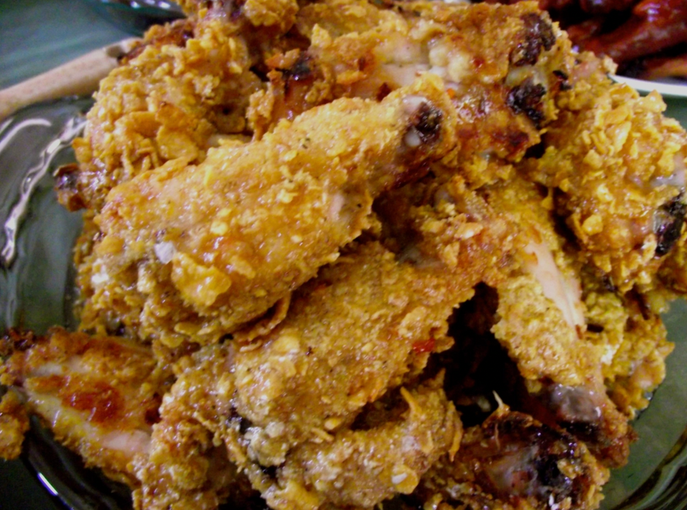 crunchy fried chicken wings