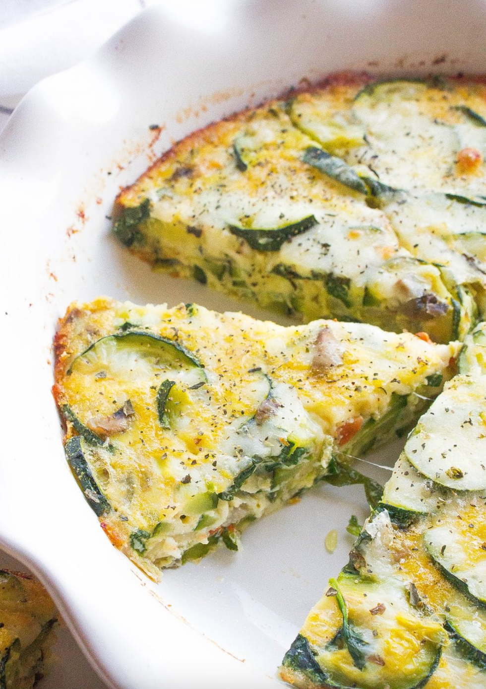 Crustless Vegetable Quiche