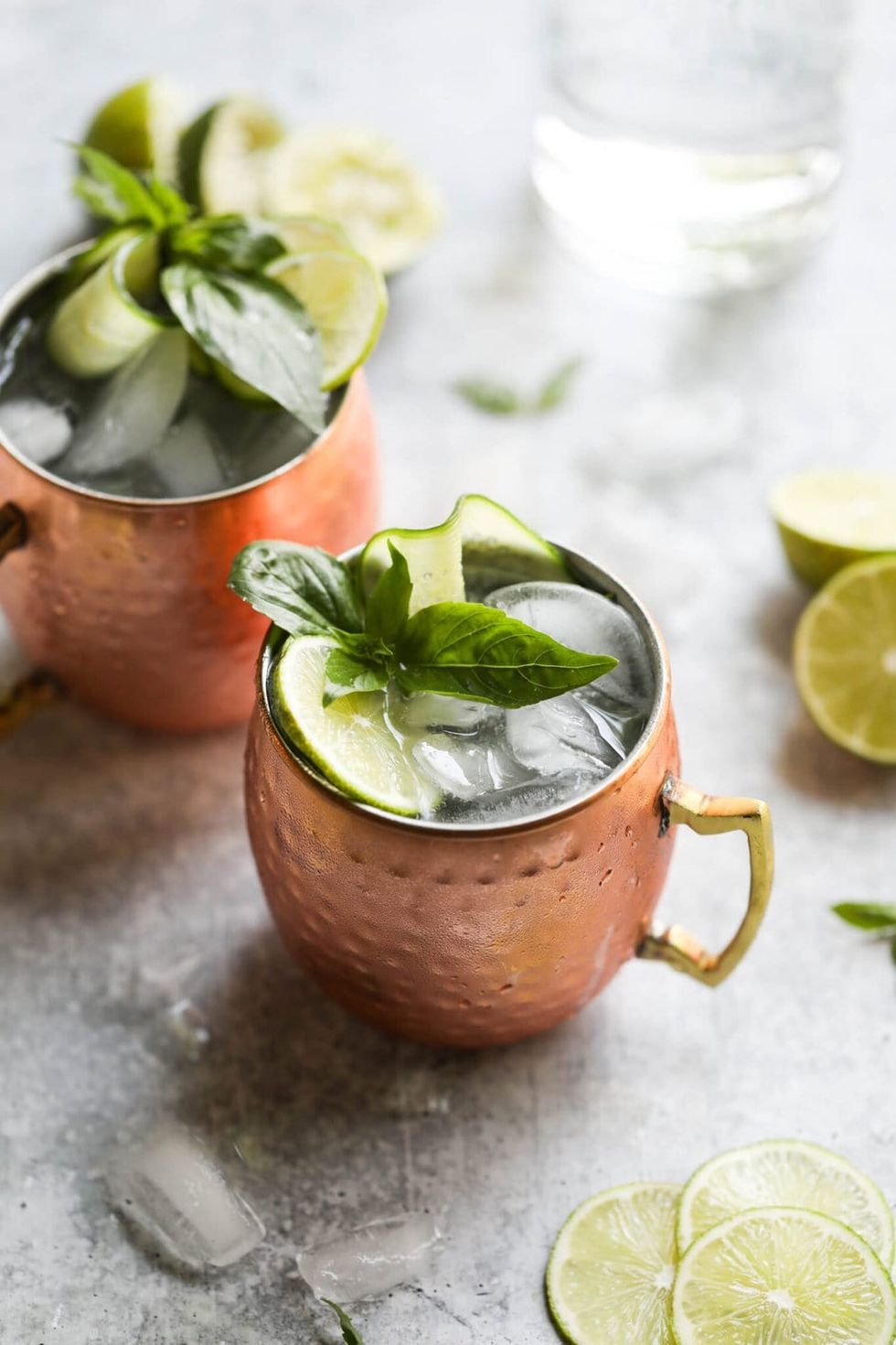 Cucumber Basil Moscow Mule
