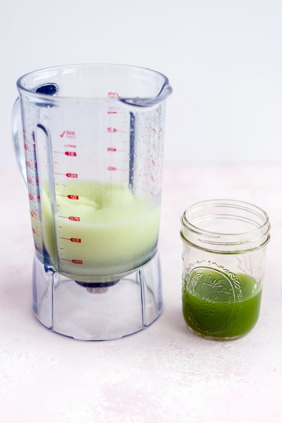 Cucumber gin slushie