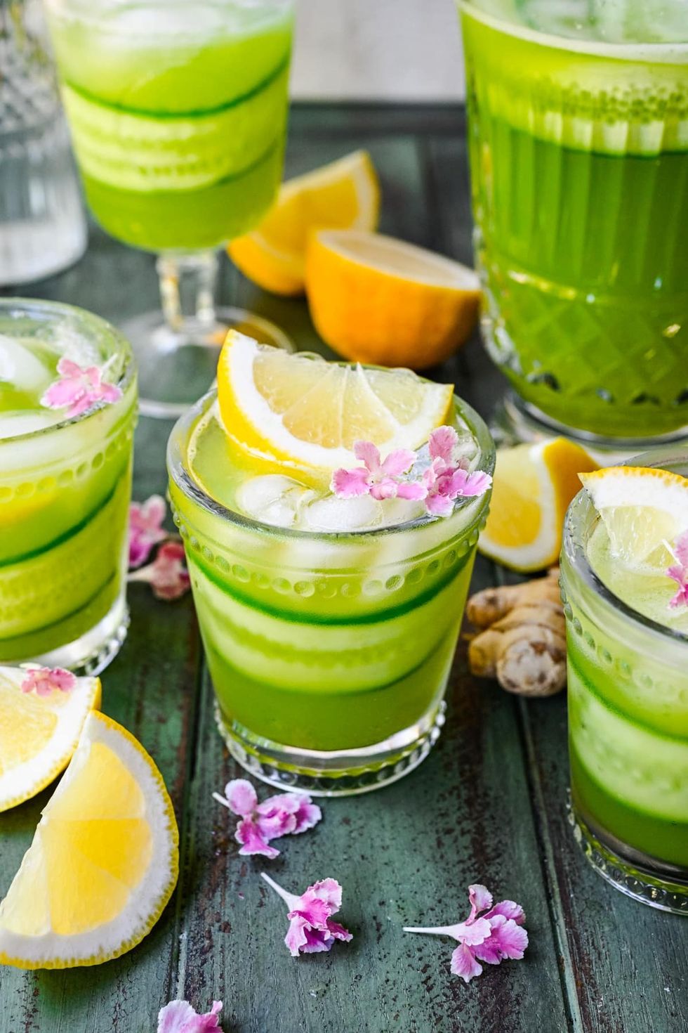 Cucumber Ginger Lemonade