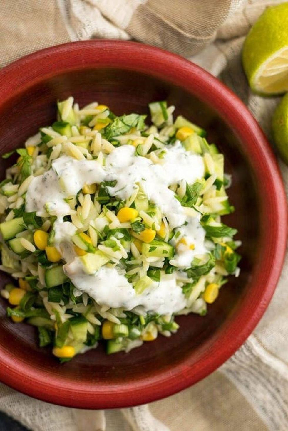 Cucumber Lemon Orzo Salad Cookout Recipes