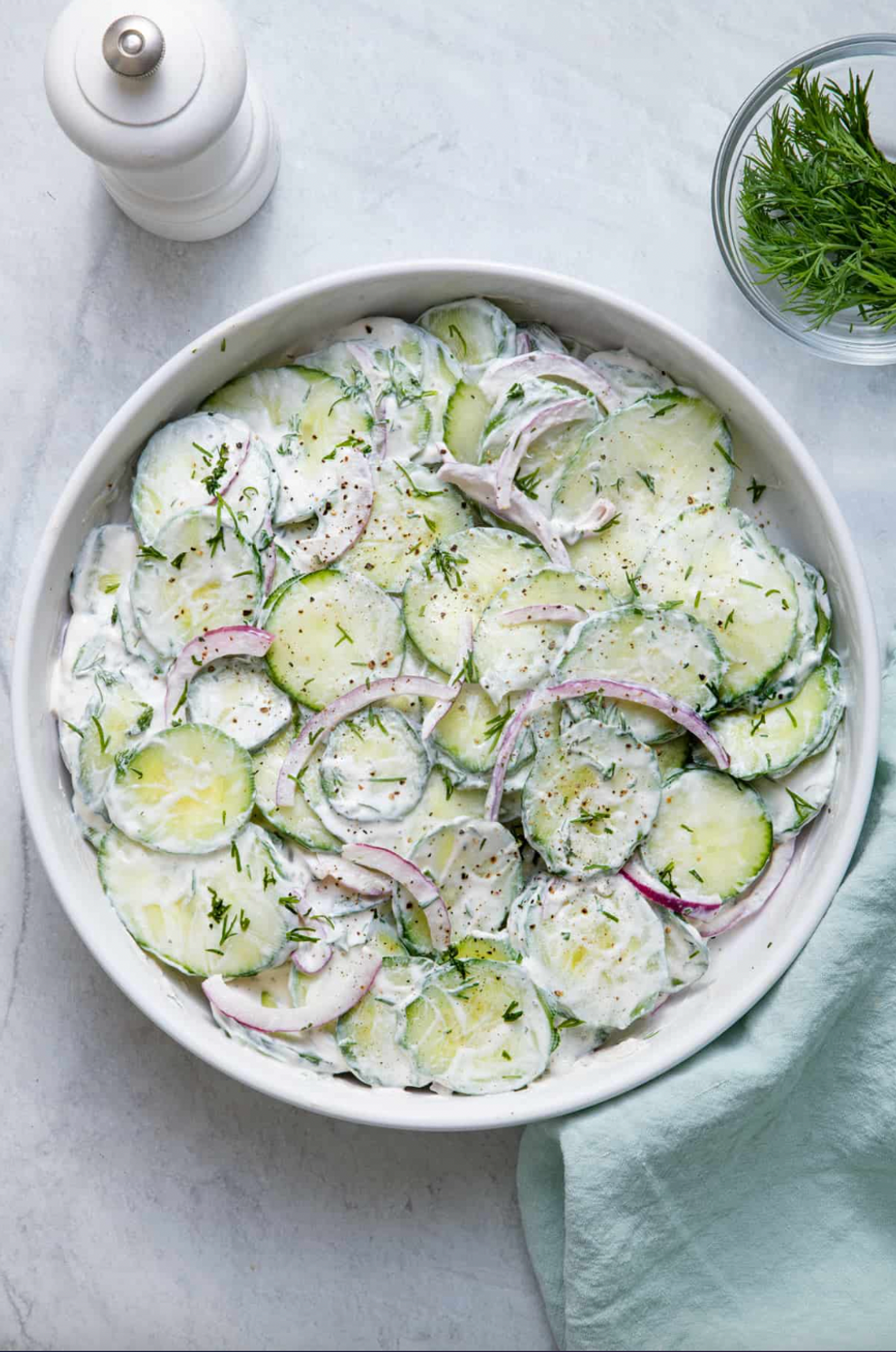 cucumber salad easy lunch ideas