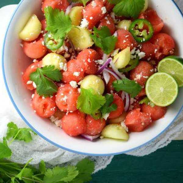 Cucumber Watermelon Salad