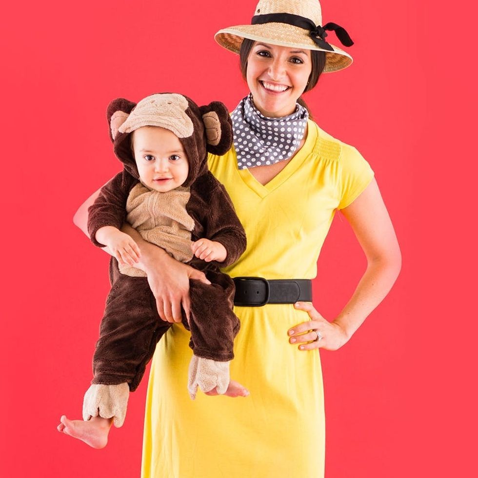 Curious George and the Woman in the Yellow Hat Costumes