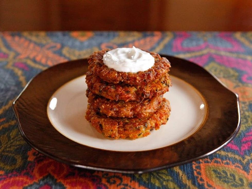 Curry Vegetable Latkes