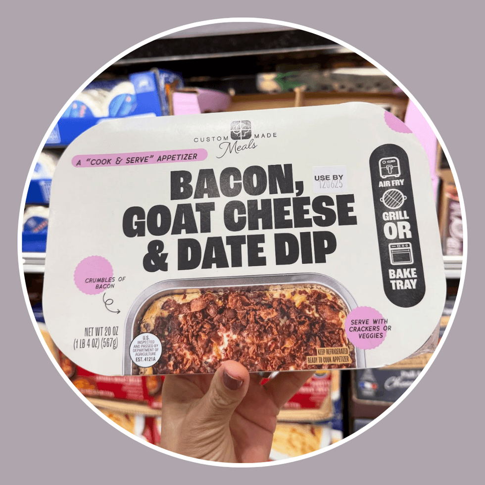 Custom Made Meals Bacon, Goat Cheese & Date Dip