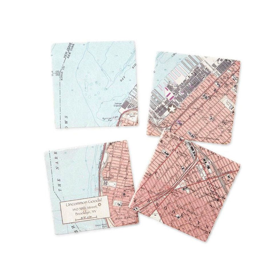 Custom Map Coaster Set