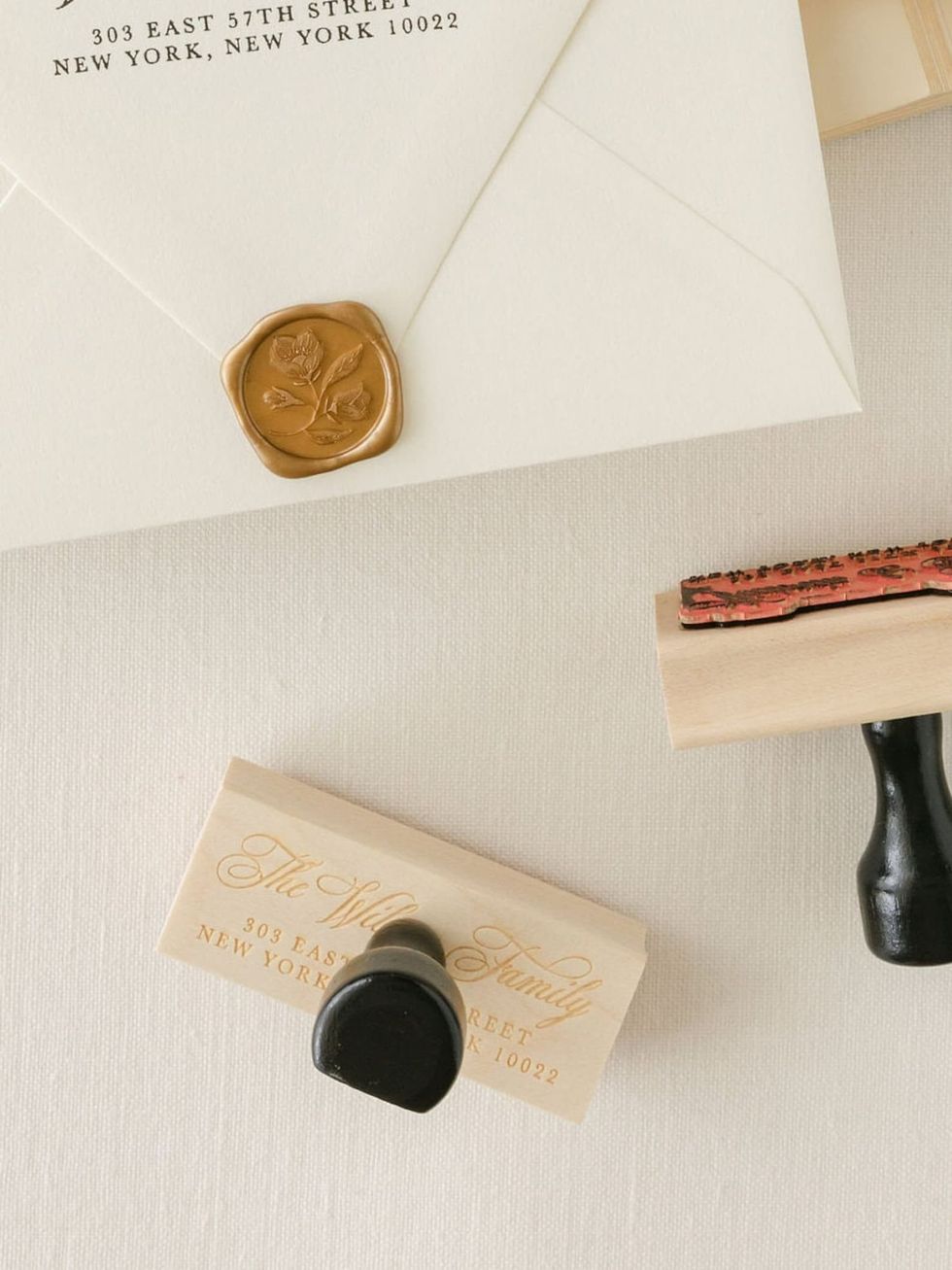 Custom Rubber Wedding Address Stamp