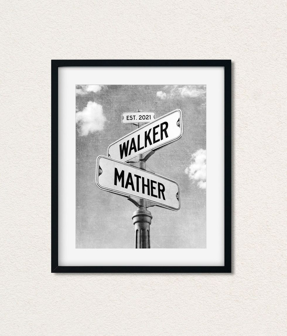 Custom Street Sign Art