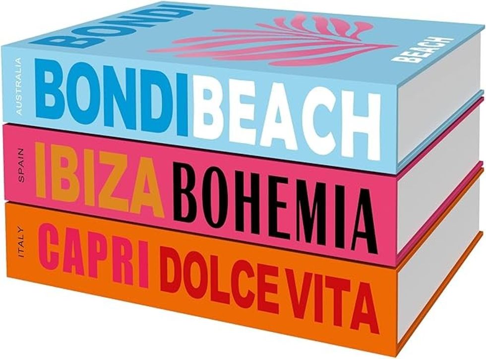 Cute Faux Travel Books for Coffee Table