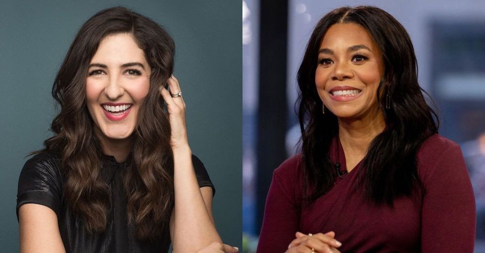 D'Arcy Carden and Regina Hall
