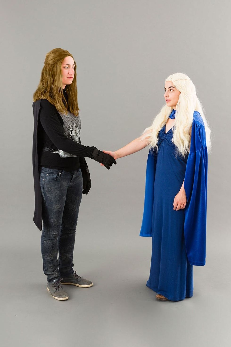 Daenerys and Yara from Game of Thrones costume