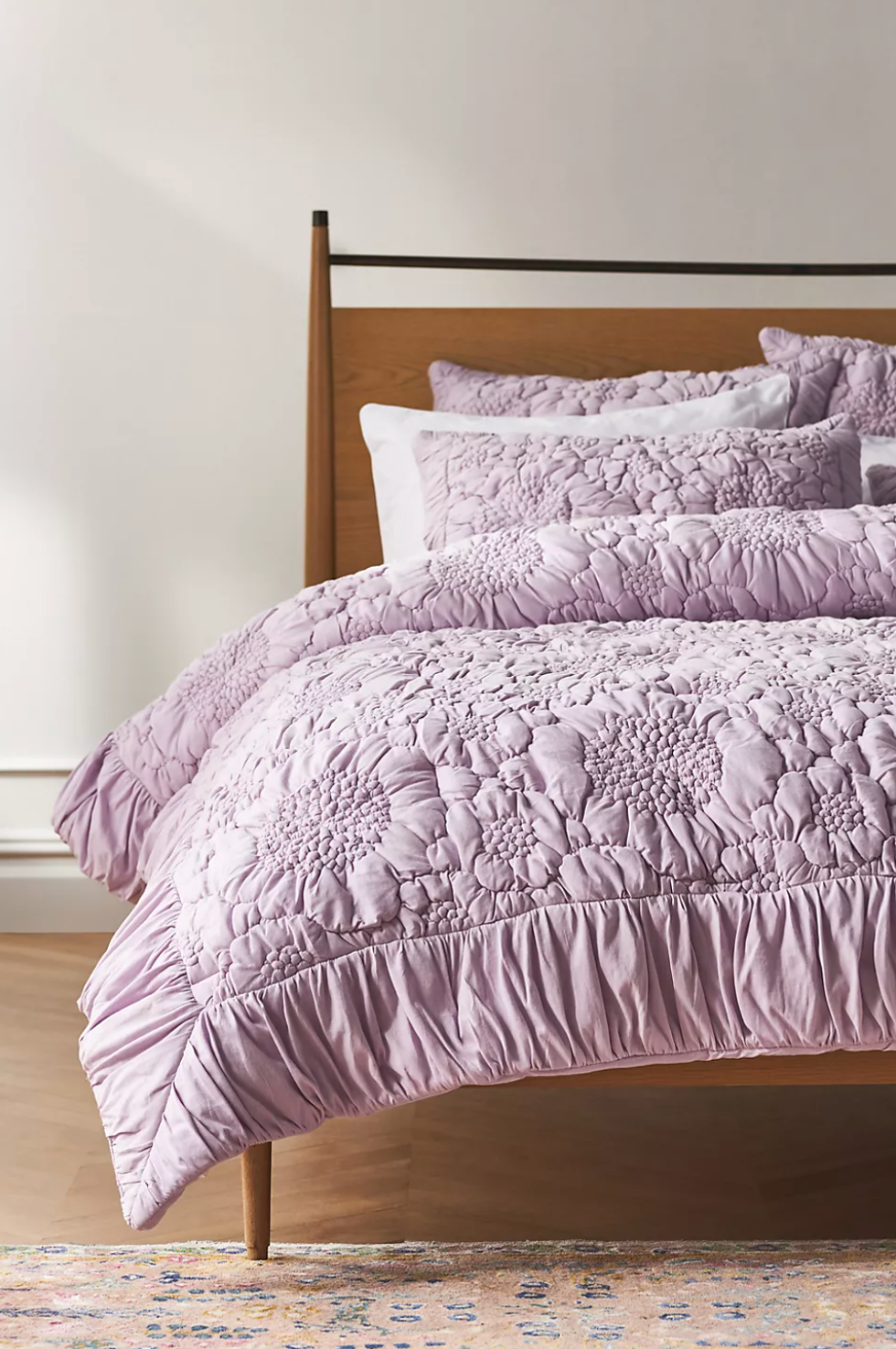 Dahlia Floral Jersey Quilt