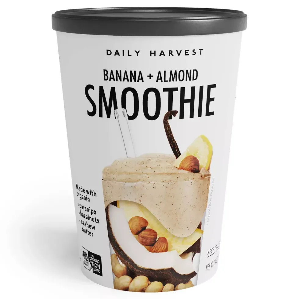 dailey harvest banana and almond smoothie