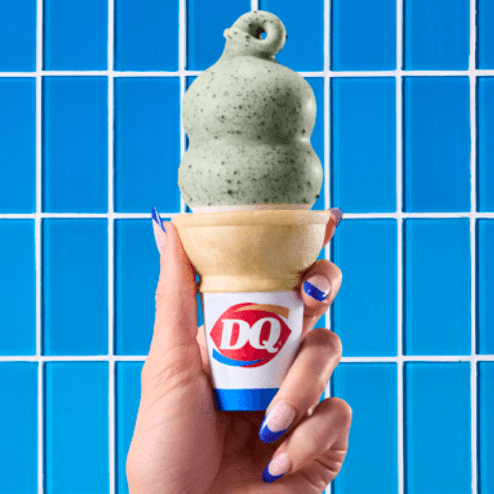 Dairy Queen Mint Crunchin\u2019 Cookie Dipped Cone for St. Patrick's Day 2026
