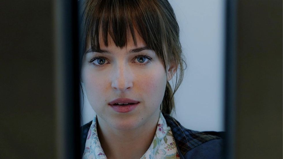 Dakota Johnson in Fifty Shades of Grey