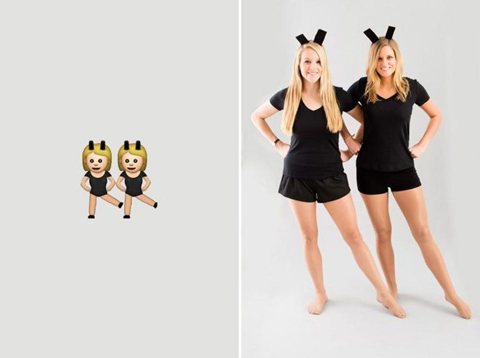 Dancing Girls Emoji last minute halloween costumes
