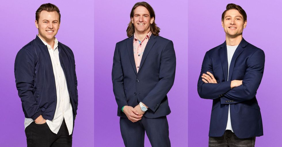 daniel, joey, mason love is blind