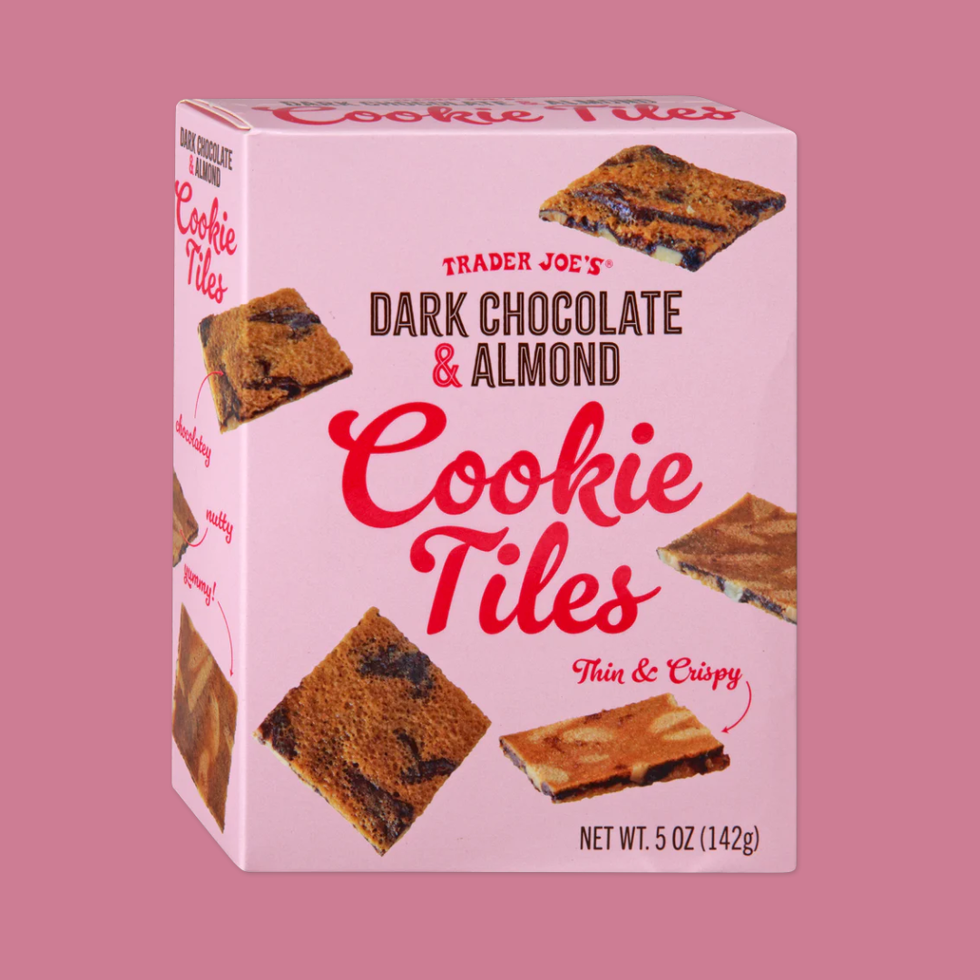 Dark Chocolate & Almond Cookie Tiles