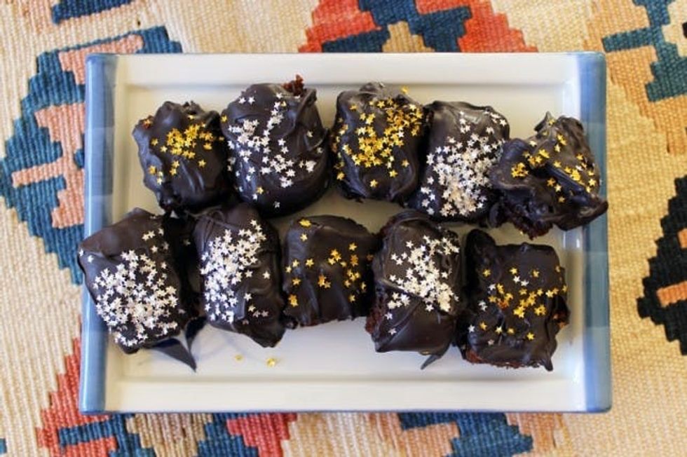Dark Chocolate Cake Bites Recipe