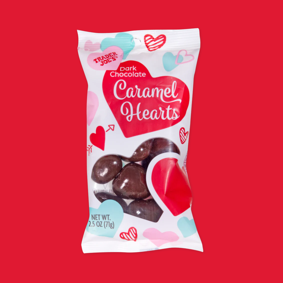 Dark Chocolate Caramel Hearts